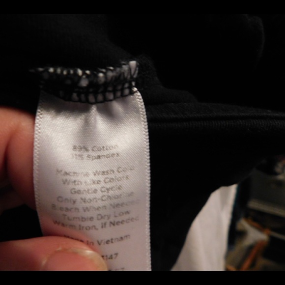 Talbots Leggings Cropped Zip Pockets XS - Picture 9 of 11